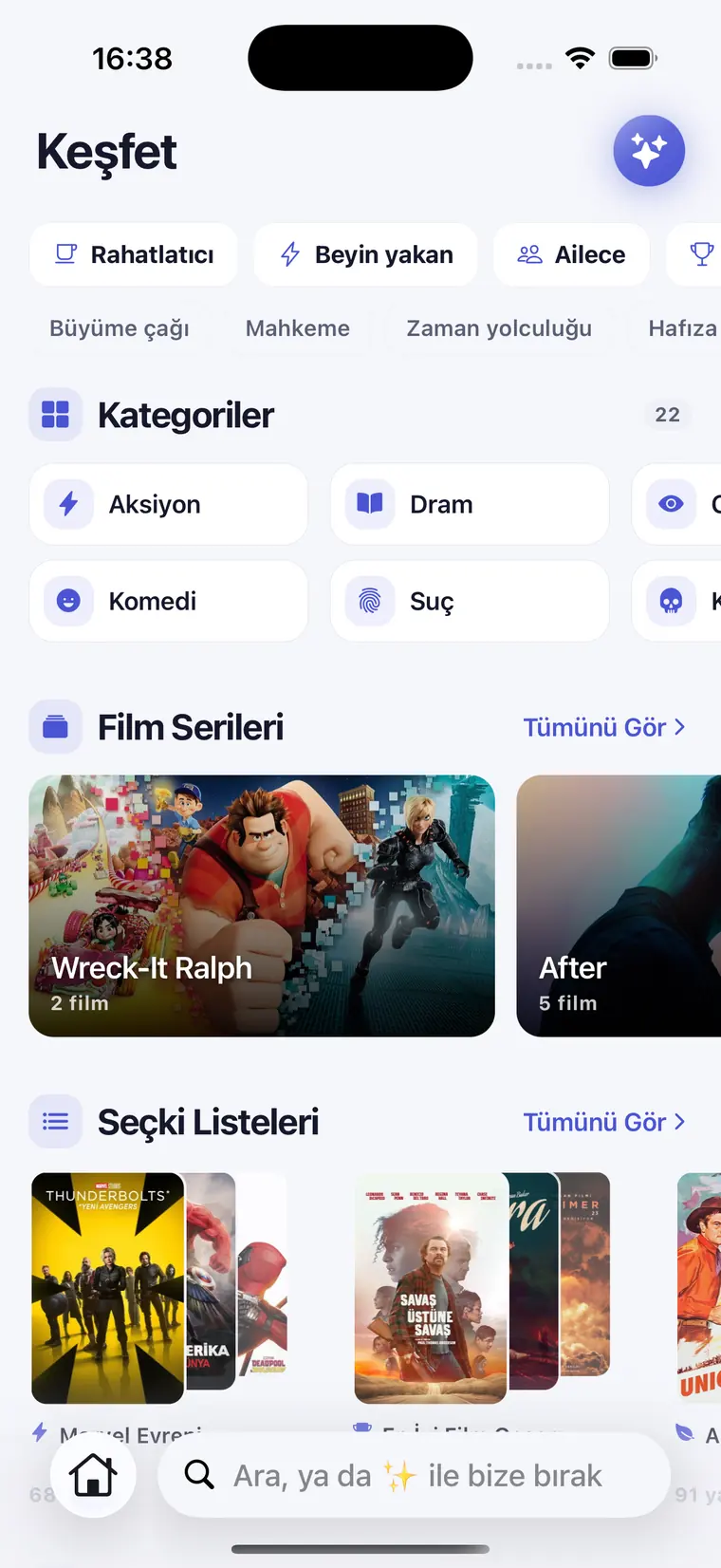 Showpile — Keşfet